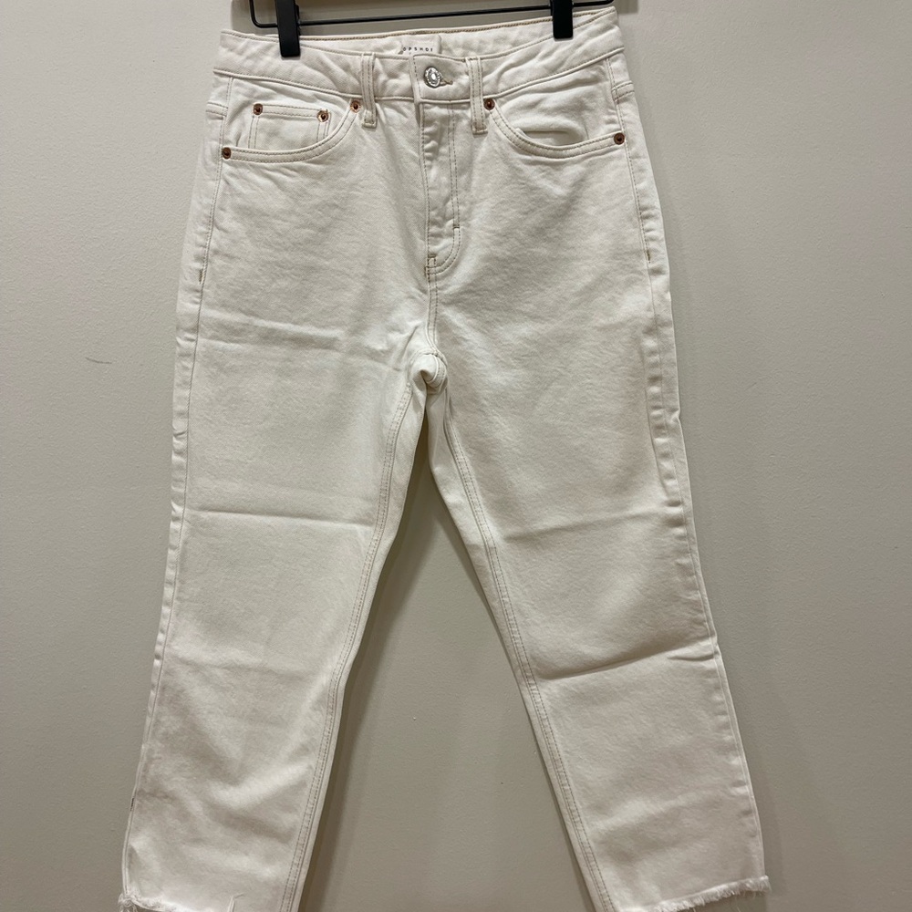 Topshop White Women's Jeans